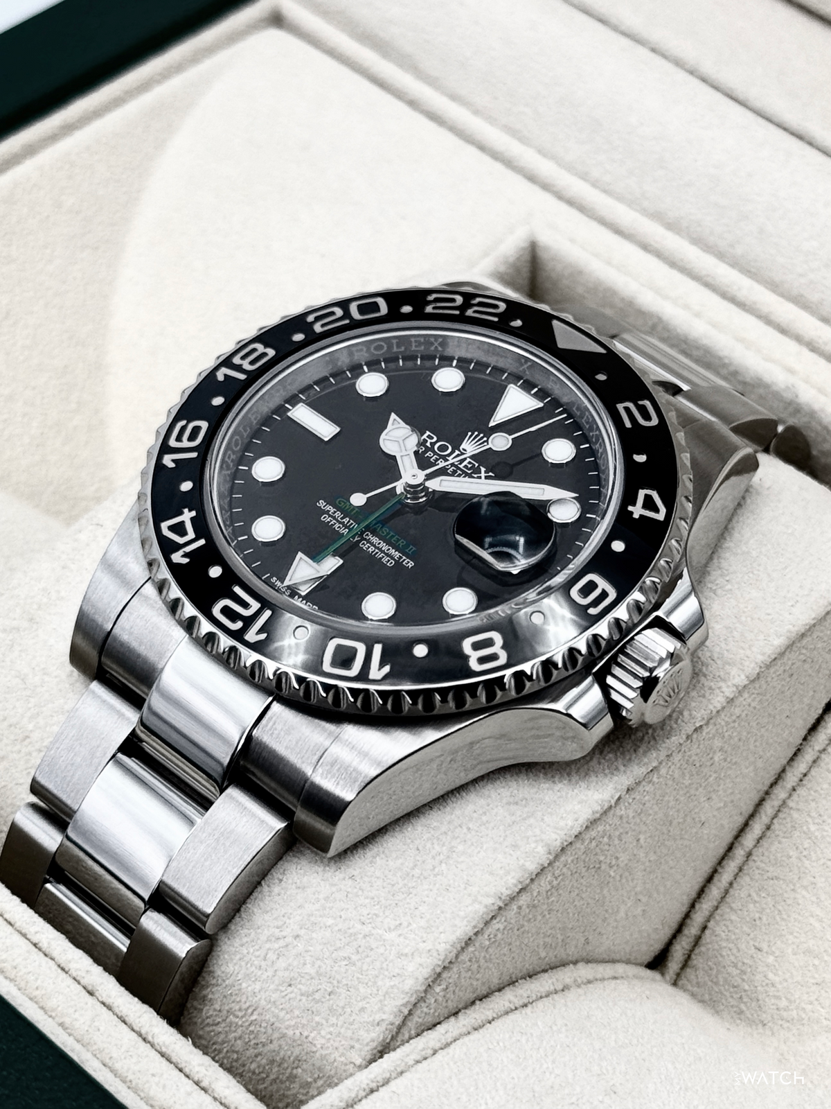 2016 Rolex GMT-Master II 40mm 116710LN Stainless Steel Black Dial