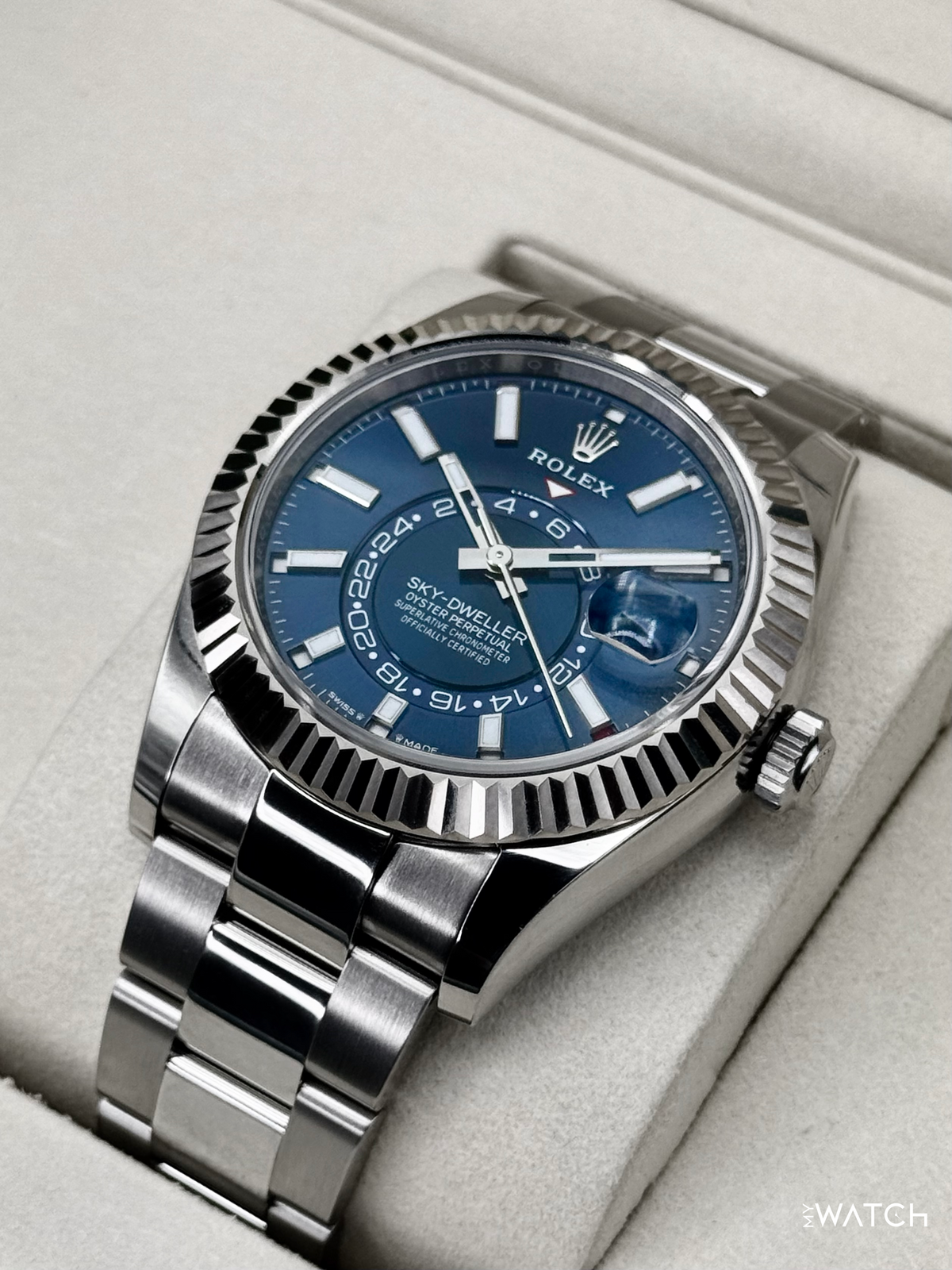 2026 Rolex Sky-Dweller 42mm 336934 Oyster Blue Dial