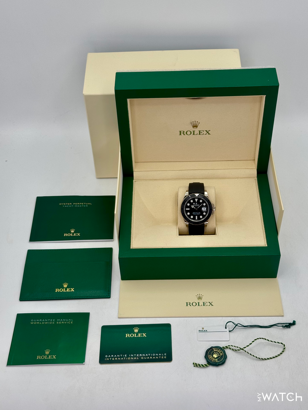 2024 Rolex Yacht-Master 42mm 226659 White Gold Oysterflex Black Dial