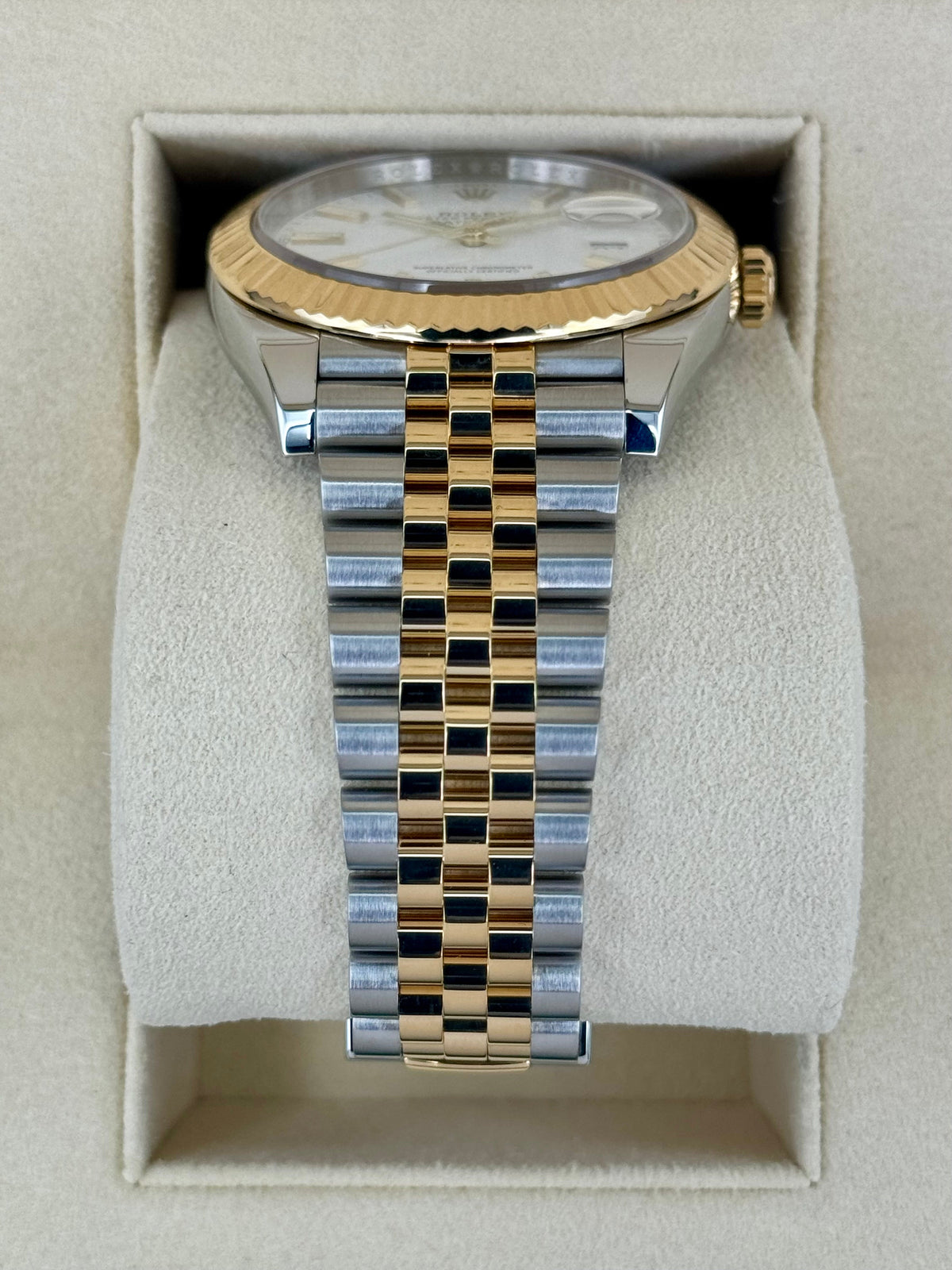 2020 Rolex Datejust 41mm 126333 Two-Tone Jubilee White Dial