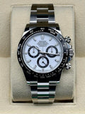 NEW 2023 Rolex Daytona 40mm 116500LN Stainless Steel Panda Dial