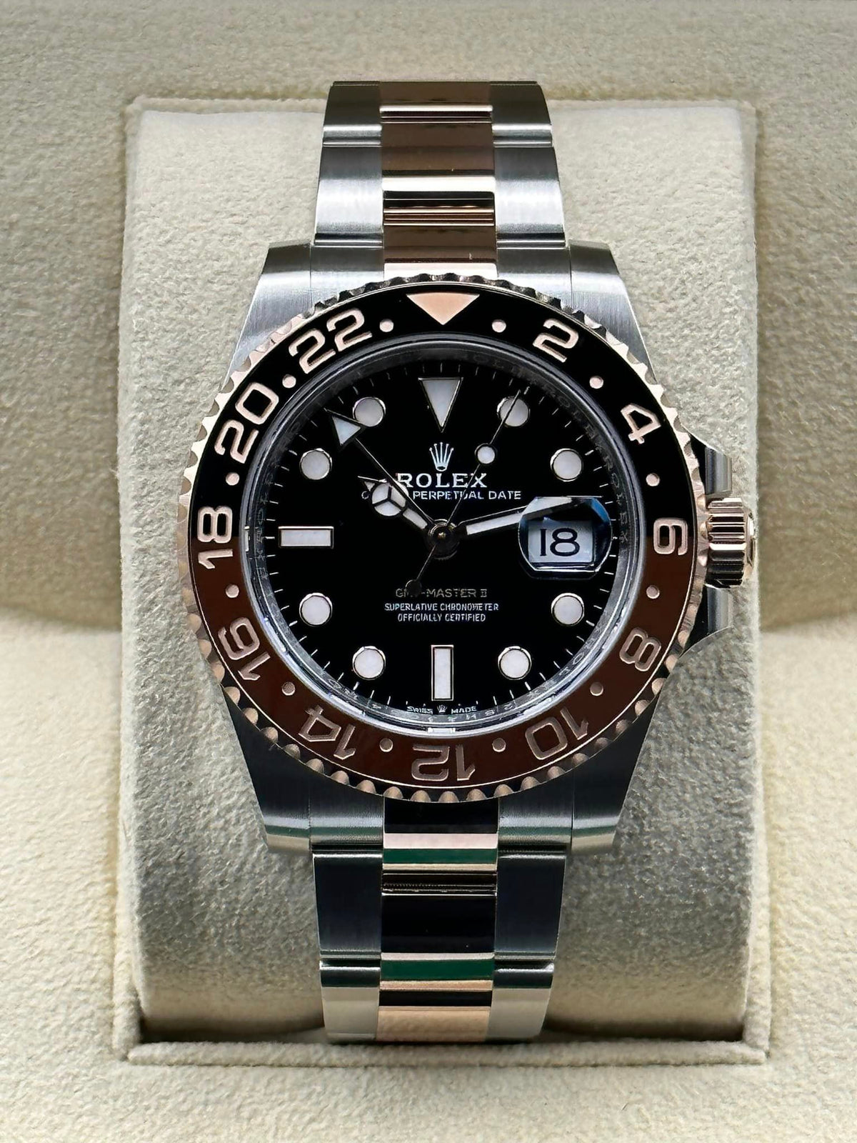 NEW 2023 Rolex GMT-Master II "Rootbeer" 40mm 126711CHNR Two-Tone