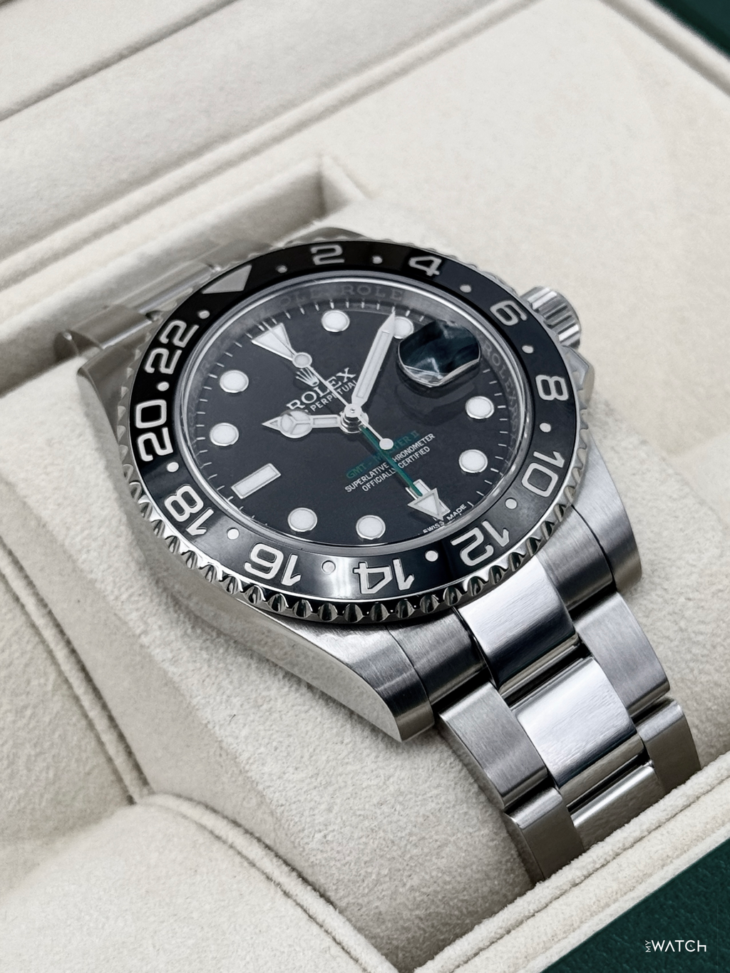 2016 Rolex GMT-Master II 40mm 116710LN Stainless Steel Black Dial