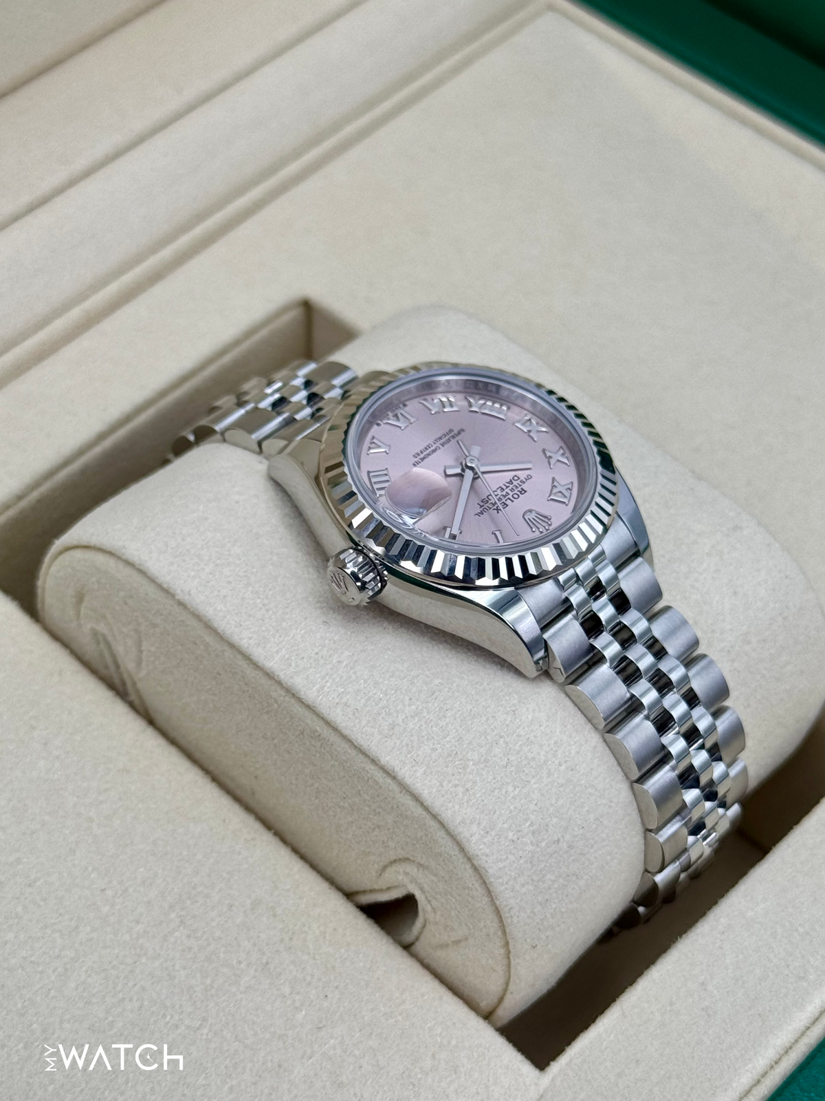 NEW 2025 Rolex Lady Datejust 28mm 279174 Stainless Steel Jubilee Pink Dial
