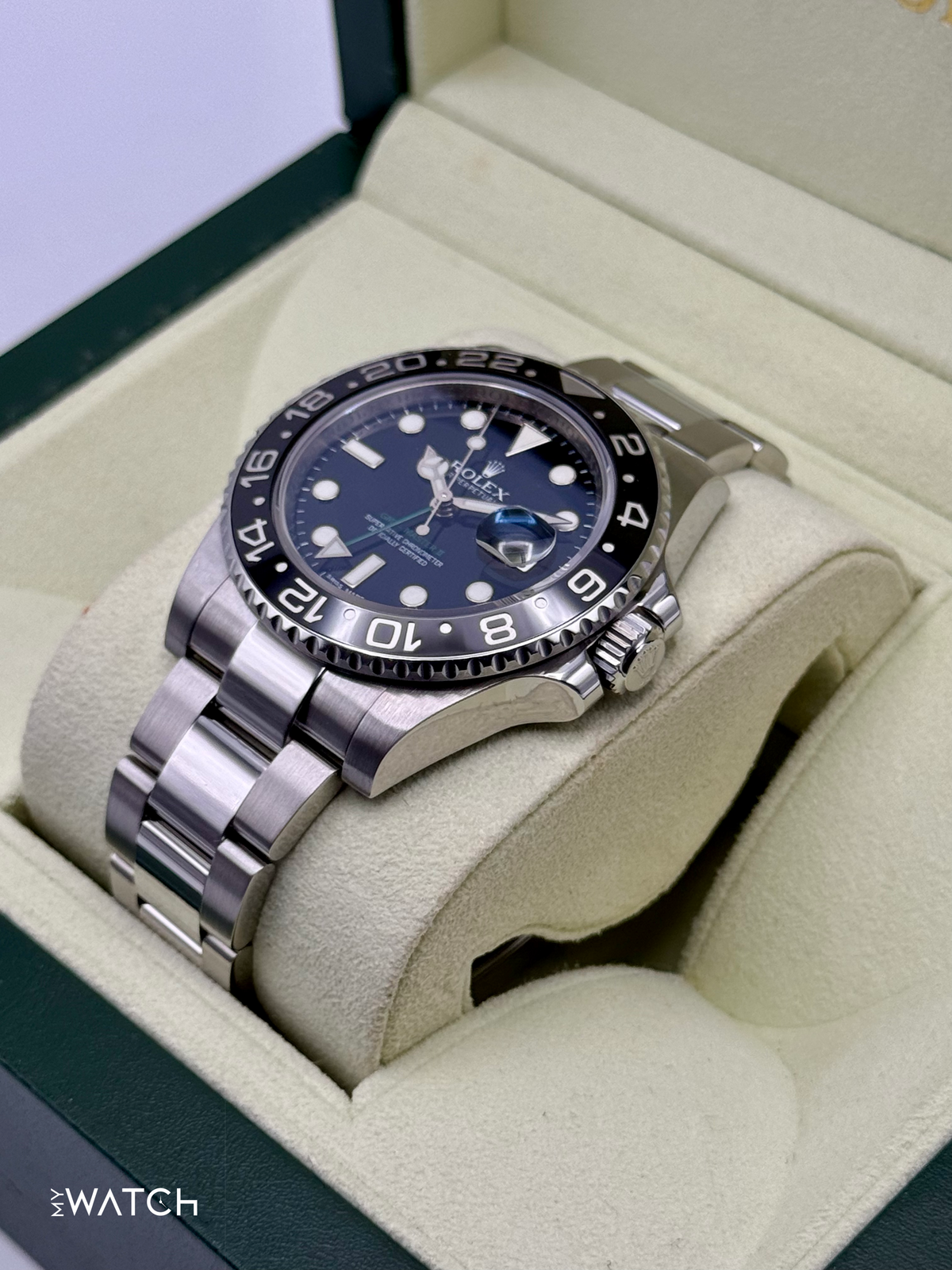 2011 Rolex GMT-Master II 40mm 116710LN Stainless Steel Black Dial