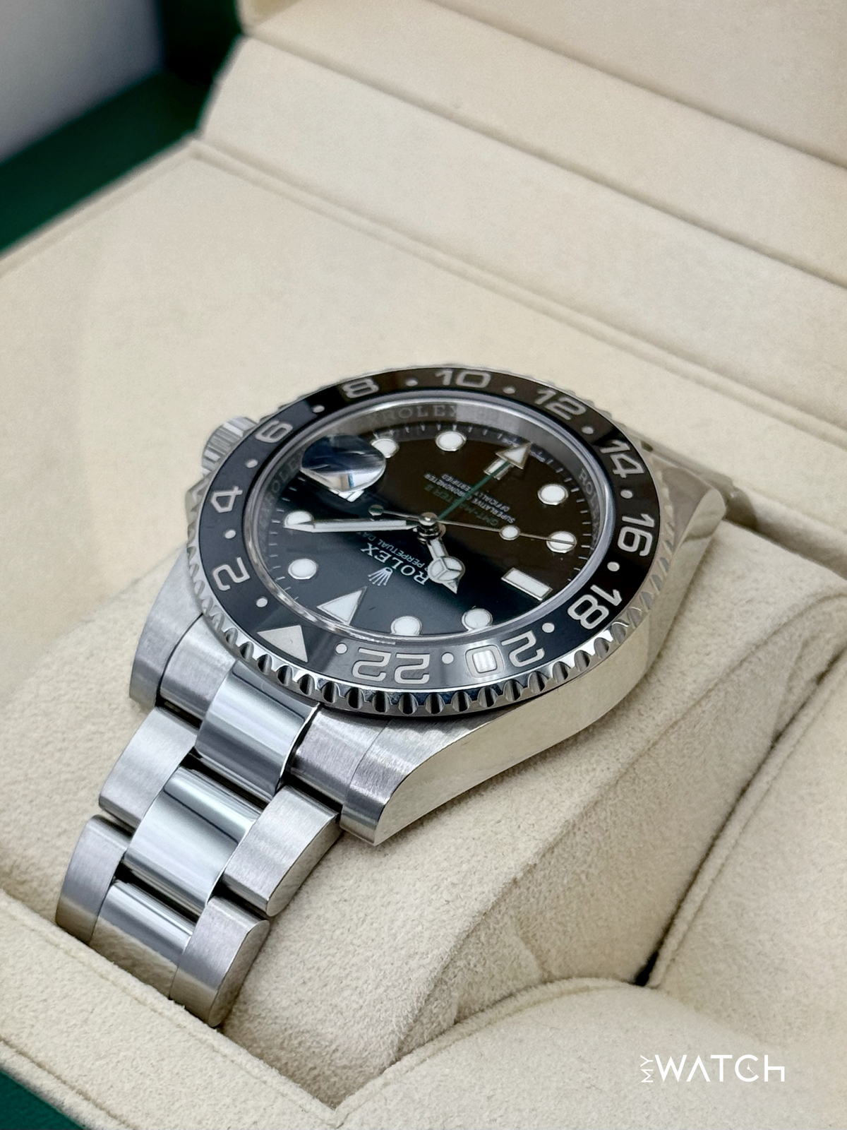 2018 Rolex GMT-Master II 40mm 116710LN Stainless Steel Black Dial