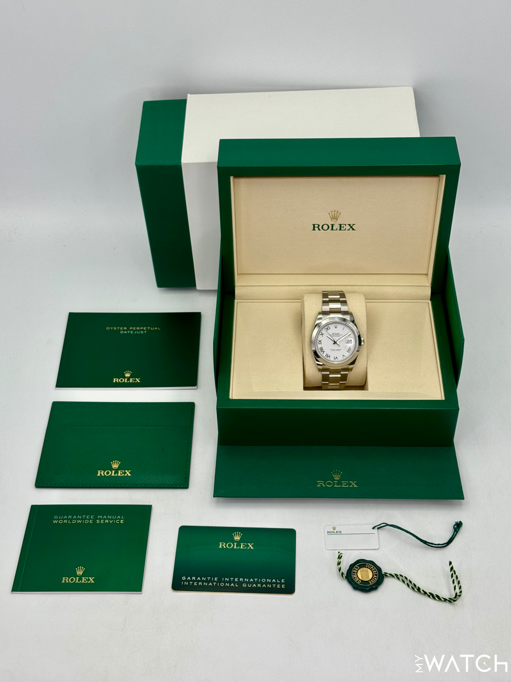 NEW 2026 Rolex Datejust 41mm 126300 Stainless Steel Oyster White Roman Numeral Dial