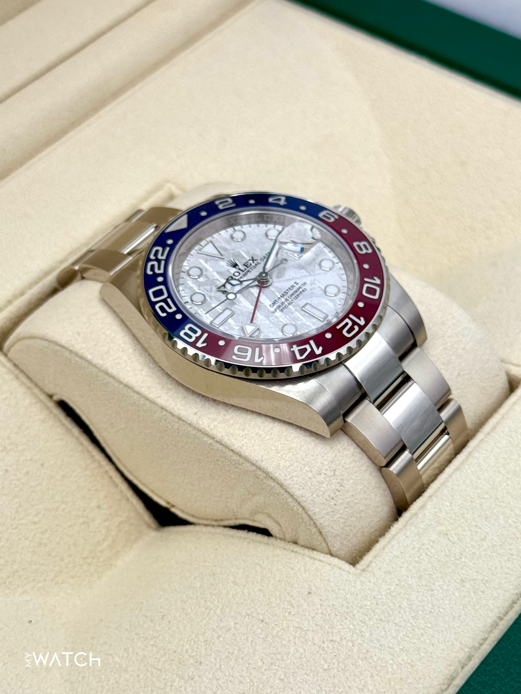 2022 Rolex GMT-Master II "Pepsi" 40mm 126719BLRO Meteorite Dial