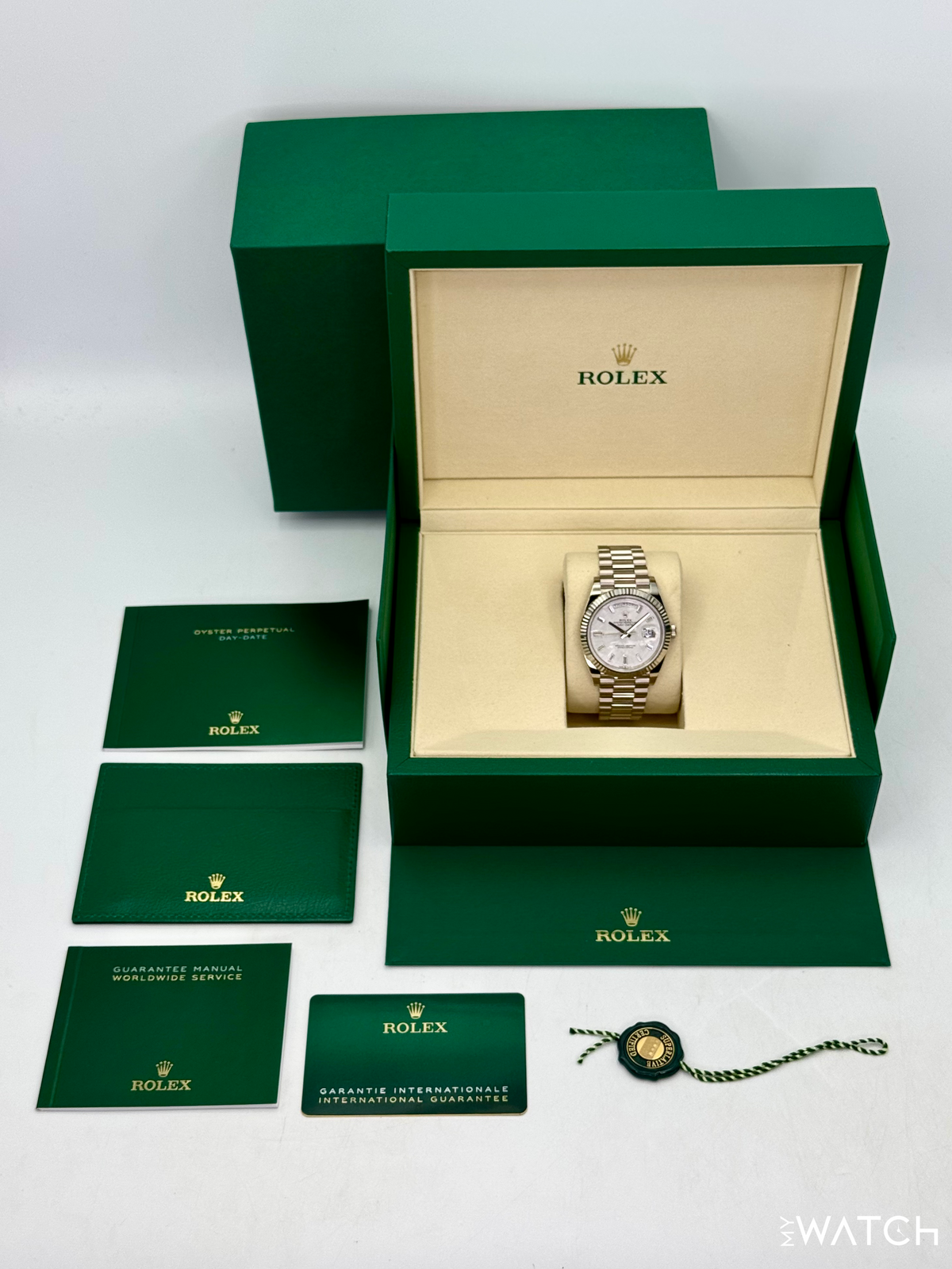 NEW 2026 Rolex Day-Date 40mm 228239 Presidential White Gold Meteorite Diamond Dial