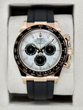 NEW 2026 Rolex Daytona 40mm 126515LN Rose Gold Oysterflex Meteorite Dial