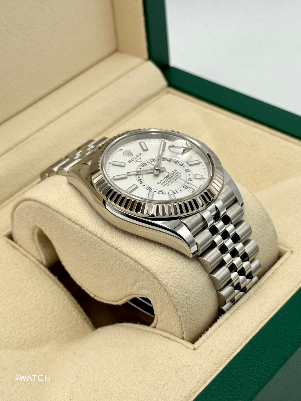 2025 Rolex Sky-Dweller 42mm 336934 Stainless Steel Jubilee White Dial