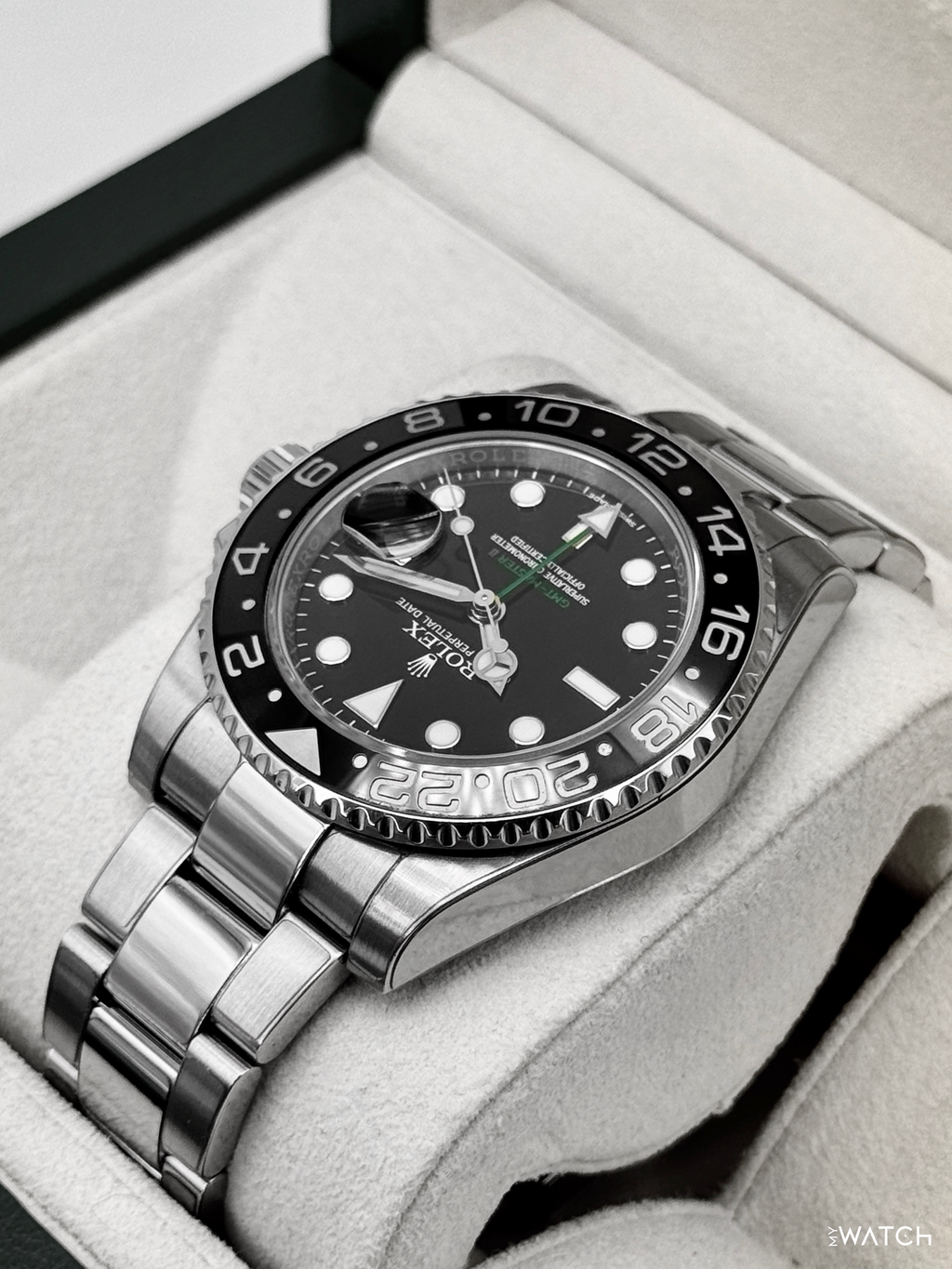 2016 Rolex GMT-Master II 40mm 116710LN Stainless Steel Black Dial