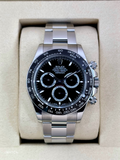 NEW 2025 Rolex Daytona 40mm 126500LN Stainless Steel Black Dial