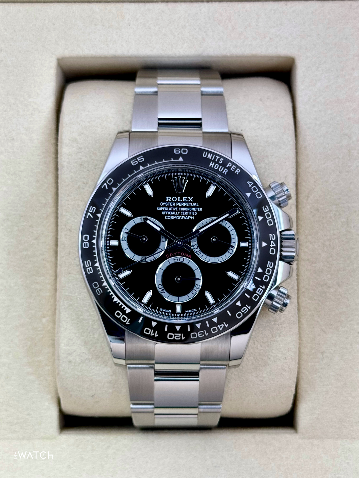NEW 2025 Rolex Daytona 40mm 126500LN Stainless Steel Black Dial