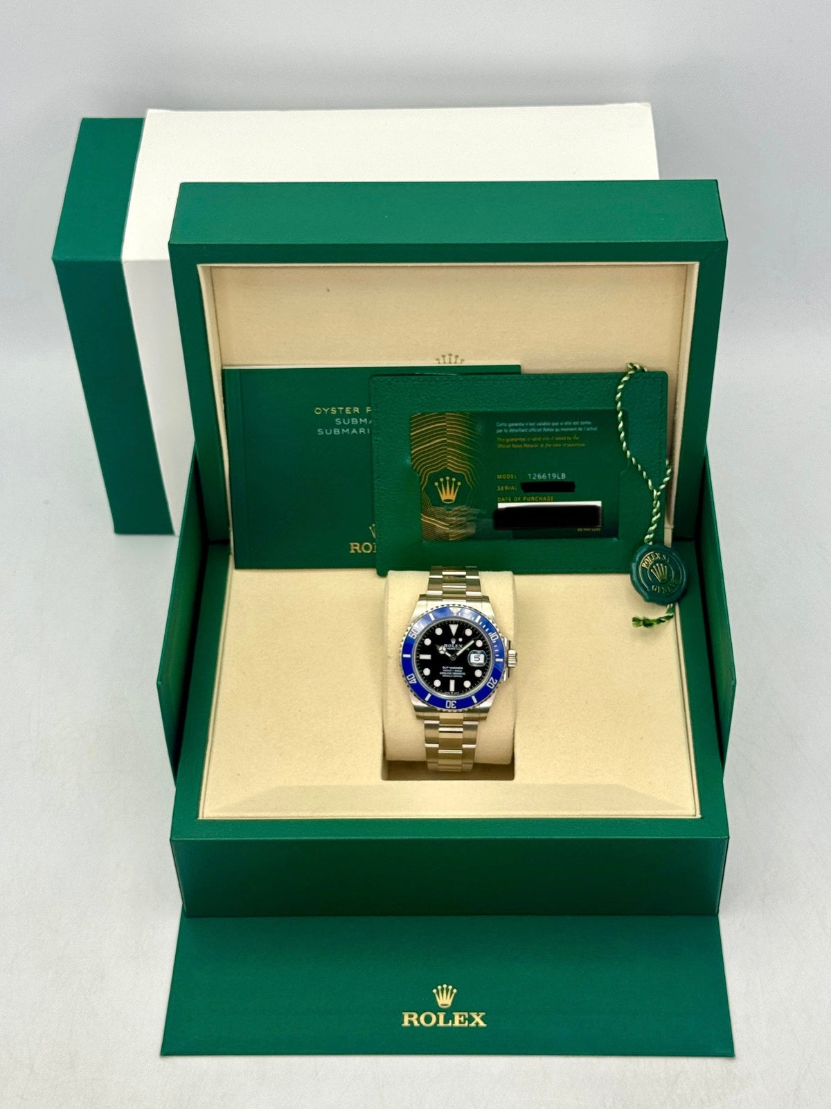 NEW 2026 Rolex Submariner Cookie Monster 41mm 126619LB White Gold Black Dial (STICKERED)