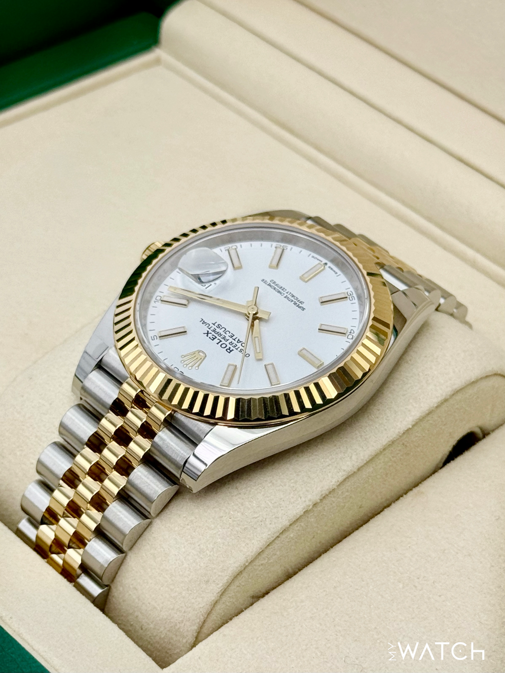 NEW 2026 Rolex Datejust 41mm 126333 Two-Tone Jubilee White Dial