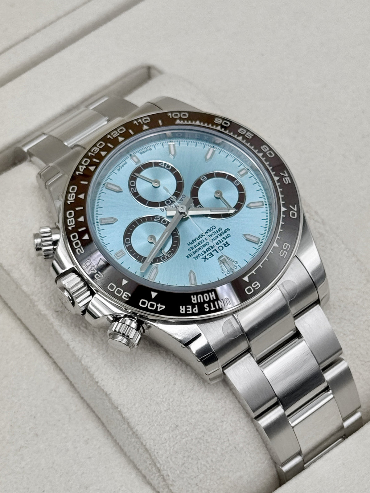 NEW 2026 Rolex Daytona 40mm 126506 Platinum Ice Blue Dial (STICKERED)