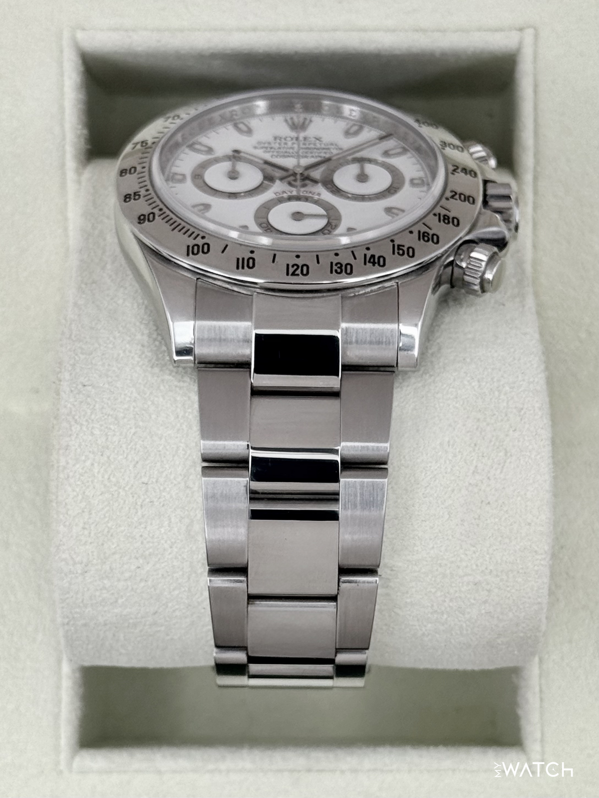 2013 Rolex Daytona 40mm 116520 Stainless Steel White Dial (Collectors Set)