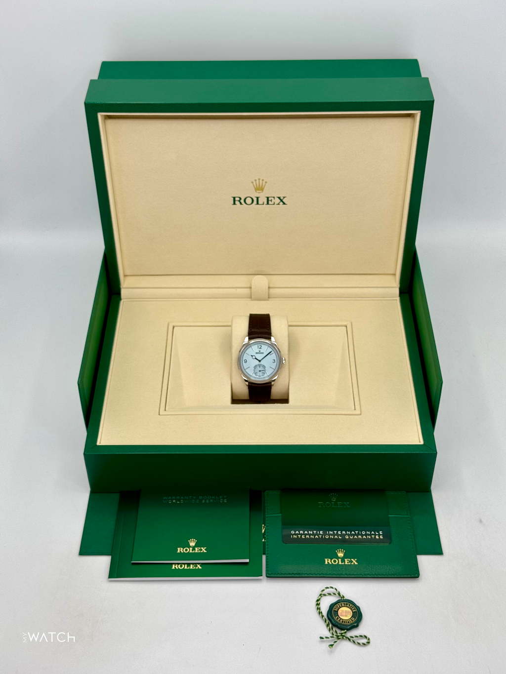 NEW 2026 Rolex 1908 39mm 52506 Platinum Ice Blue Dial
