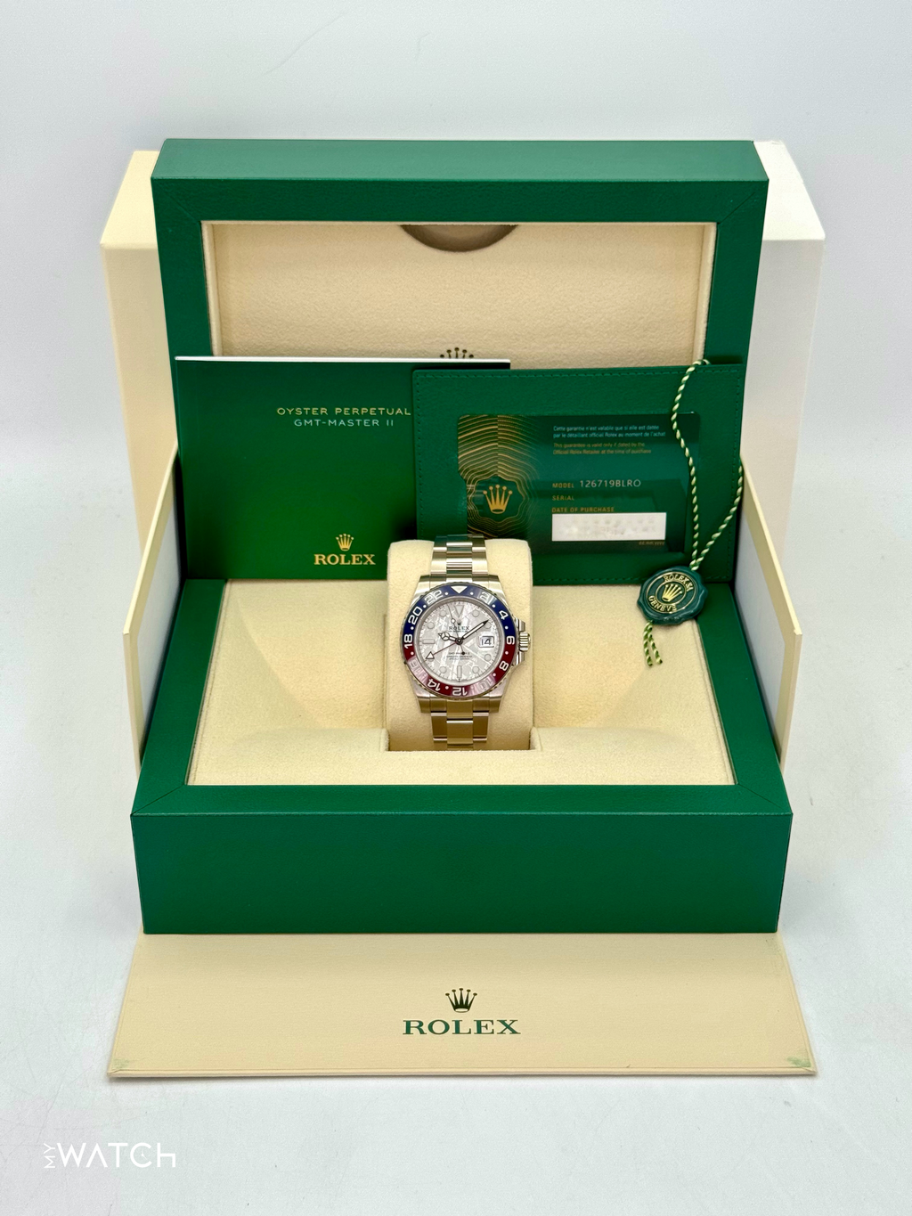 2022 Rolex GMT-Master II "Pepsi" 40mm 126719BLRO Meteorite Dial