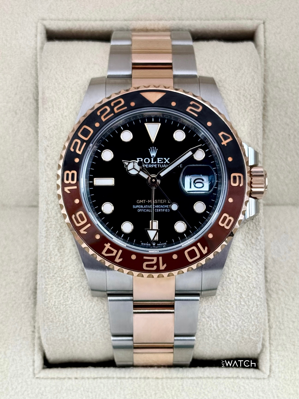 2020 Rolex GMT-Master II "Rootbeer" 40mm 126711CHNR Two-Tone