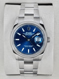 NEW 2026 Rolex Datejust 36mm 126200 Stainless Steel Oyster Blue Dial