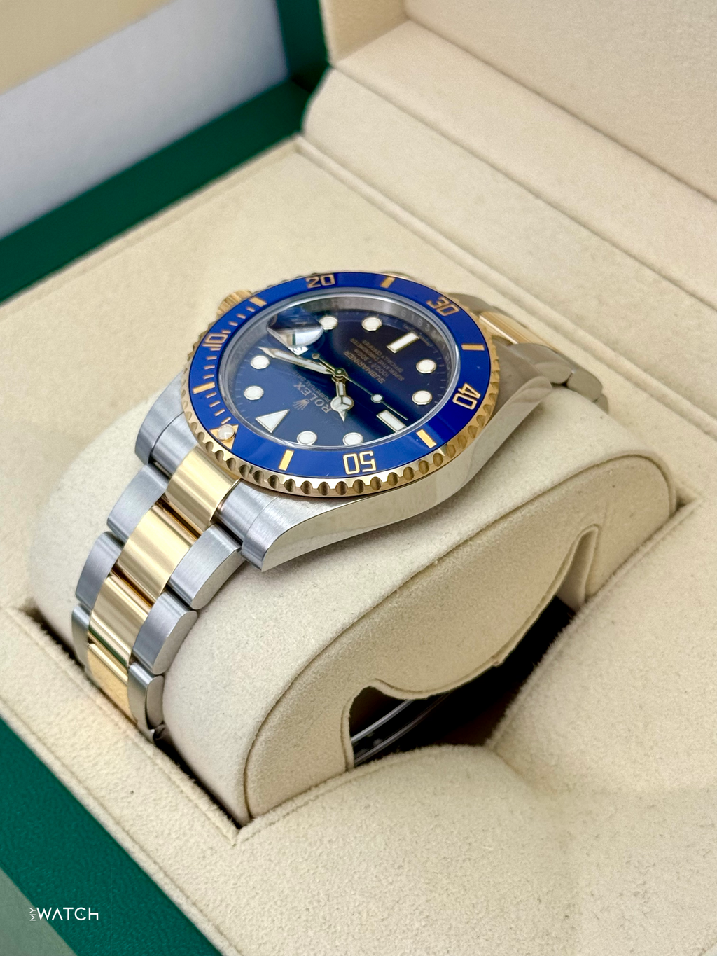 2017 Rolex Submariner "Bluesy" 40mm 116613LB Two-Tone Blue Dial
