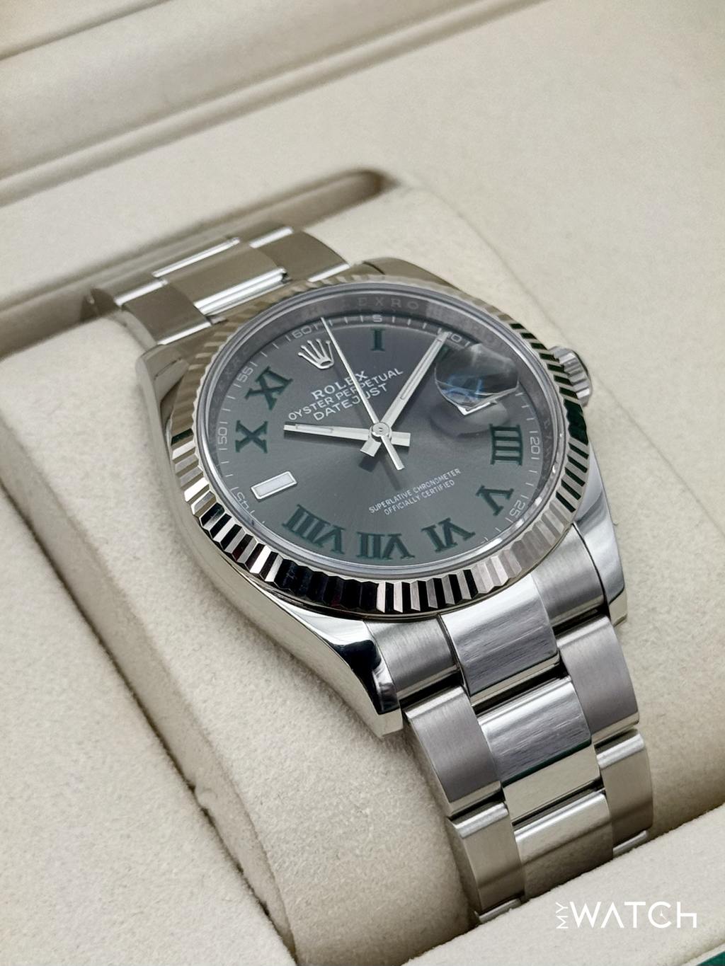 NEW 2026 Rolex Datejust 36mm 126234 Oyster Wimbledon Dial