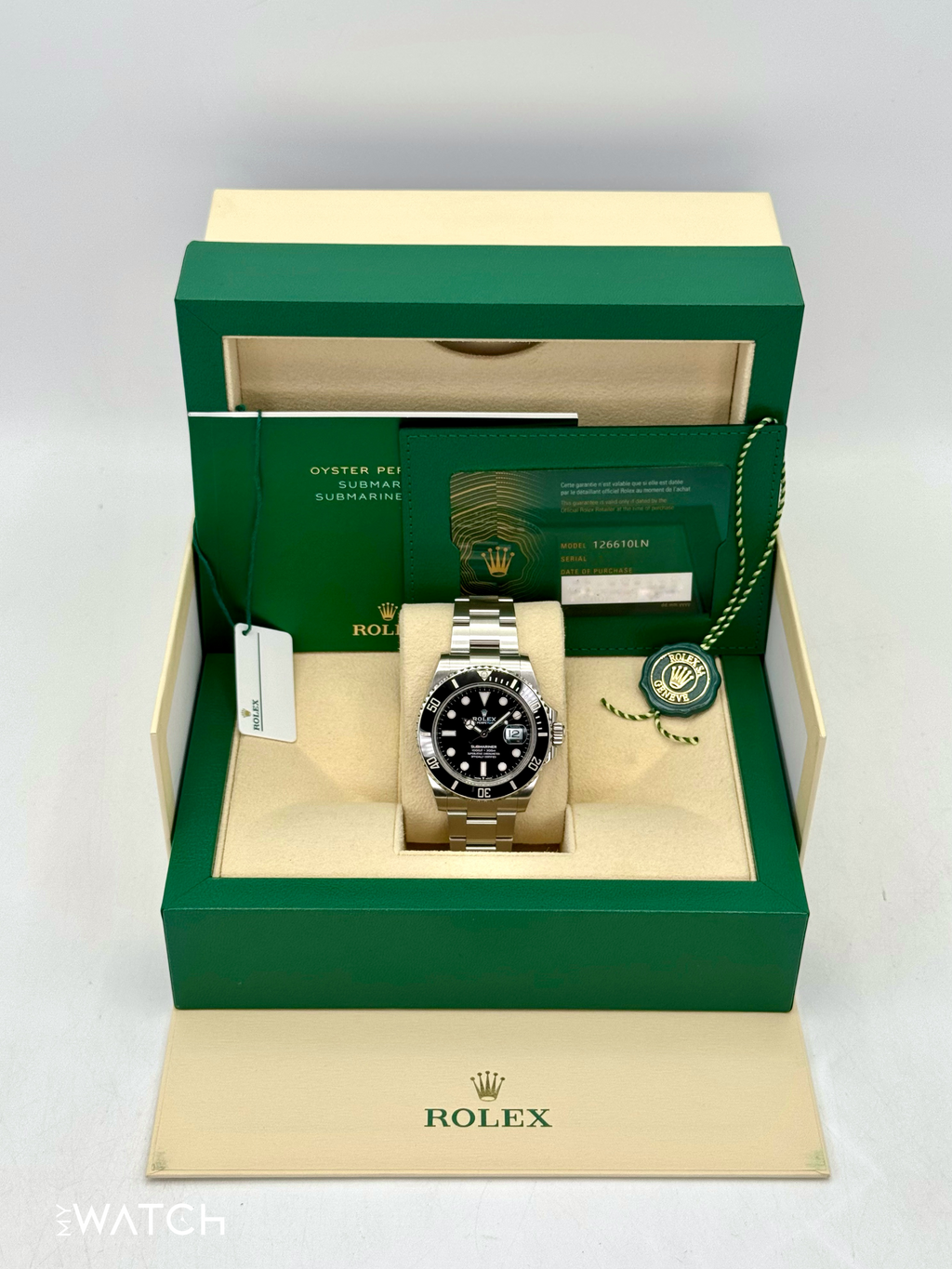 2024 Rolex Submariner 41mm 126610LN Stainless Steel Black Dial