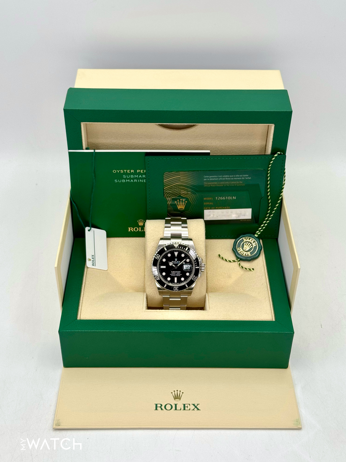 2024 Rolex Submariner 41mm 126610LN Stainless Steel Black Dial