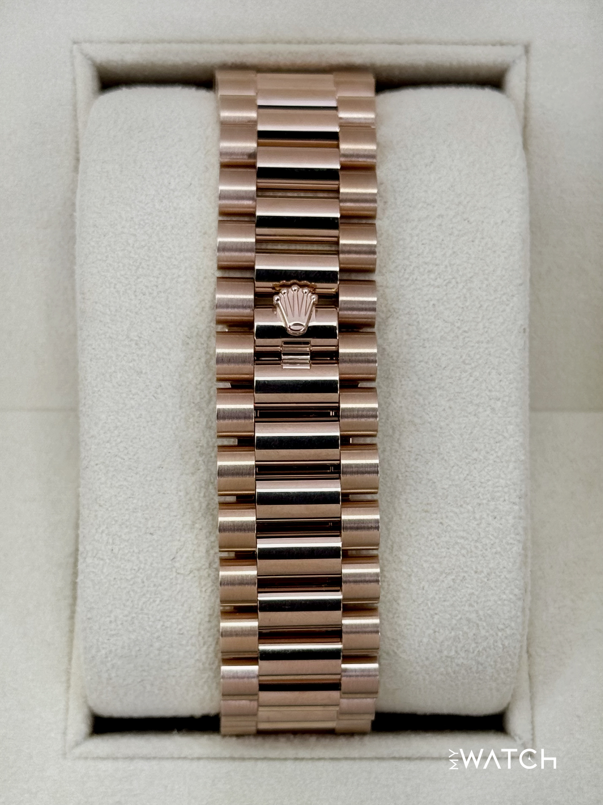 2023 Rolex Day-Date 40mm 228235 Presidential Rose Gold Sundust Dial