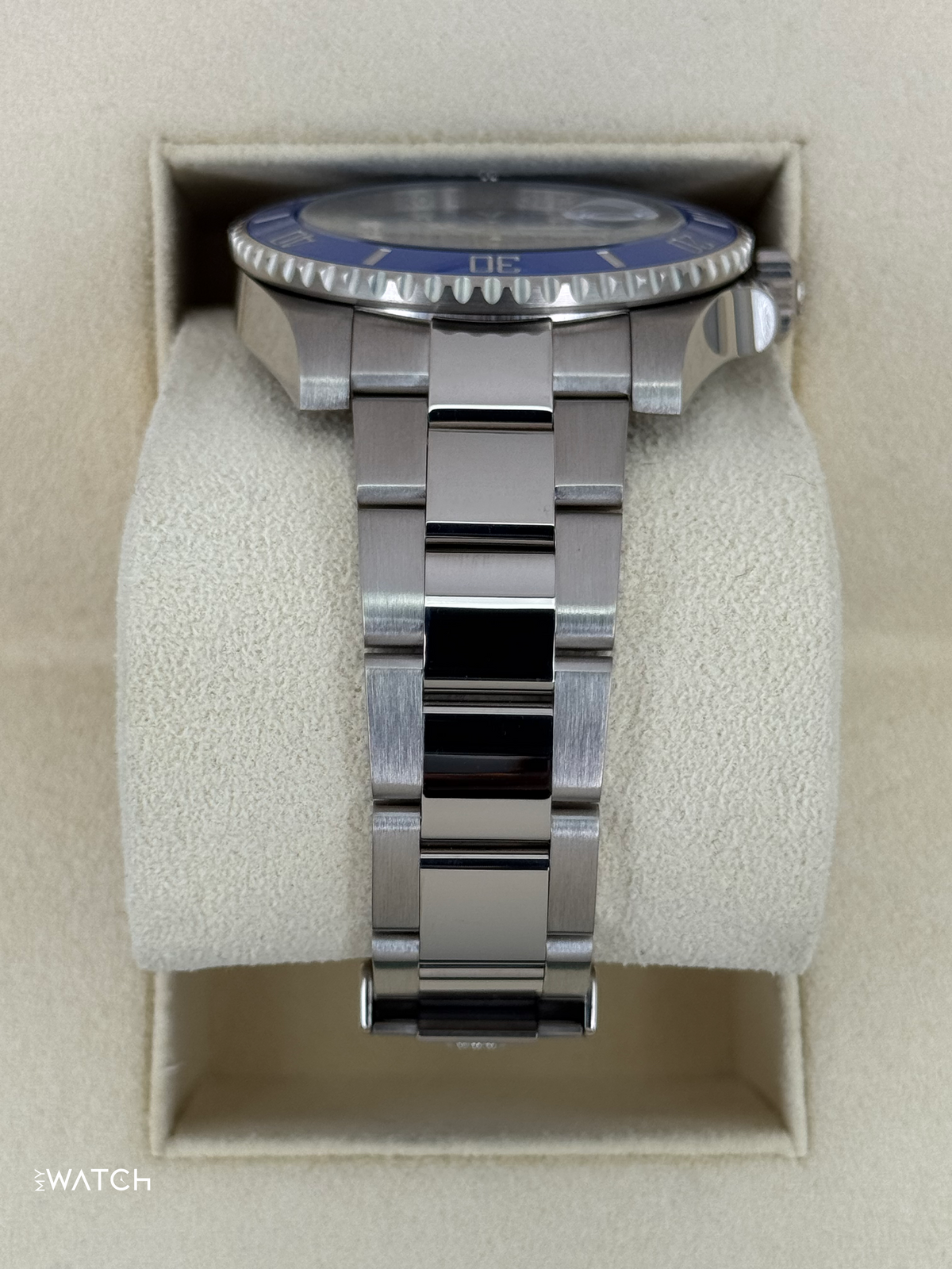 2018 Rolex Submariner "Smurf" 40mm 116619LB White Gold Blue Dial