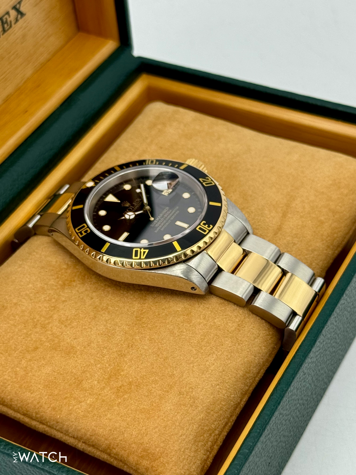 1991 Rolex Submariner 40mm 16613LN Two-Tone Black Dial