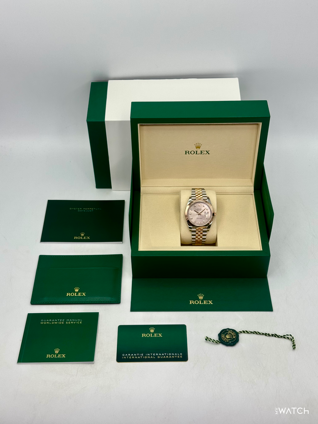 NEW 2026 Rolex Datejust 41mm 126301 Two-Tone Jubilee Sundust Diamond Dial