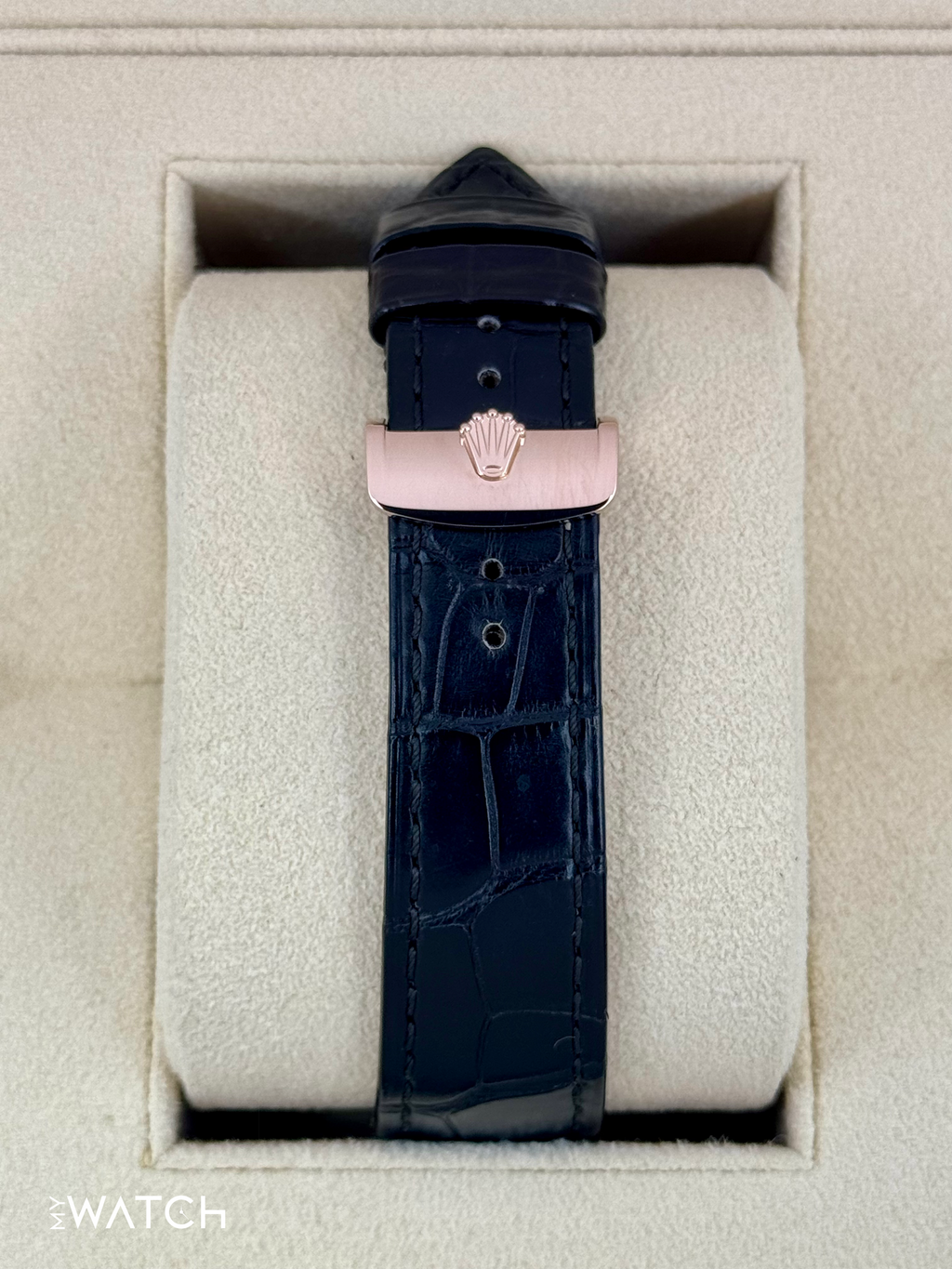 2022 Rolex Cellini Moonphase 39mm 50535 Rose Gold White Dial