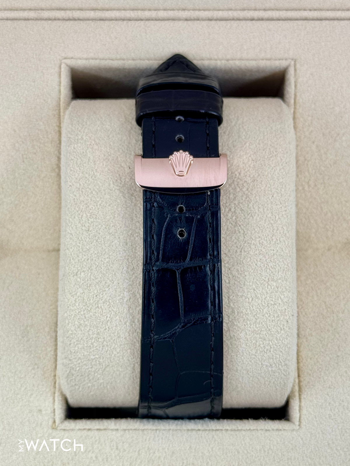 2022 Rolex Cellini Moonphase 39mm 50535 Rose Gold White Dial