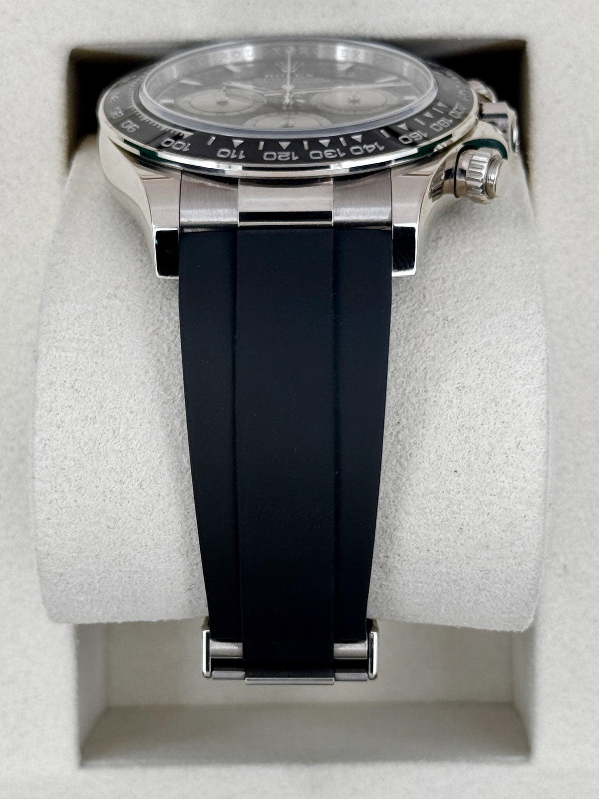 2024 Rolex Daytona Baby Le Mans 40mm 126519LN White Gold Oysterflex Black Dial