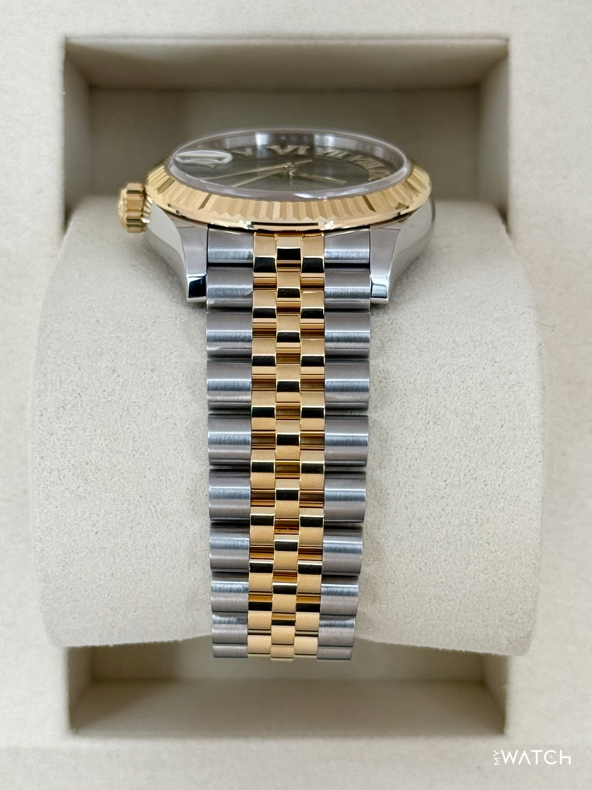NEW 2026 Rolex Ladies Datejust 31mm 278273 Two-Tone Jubilee Green Dial