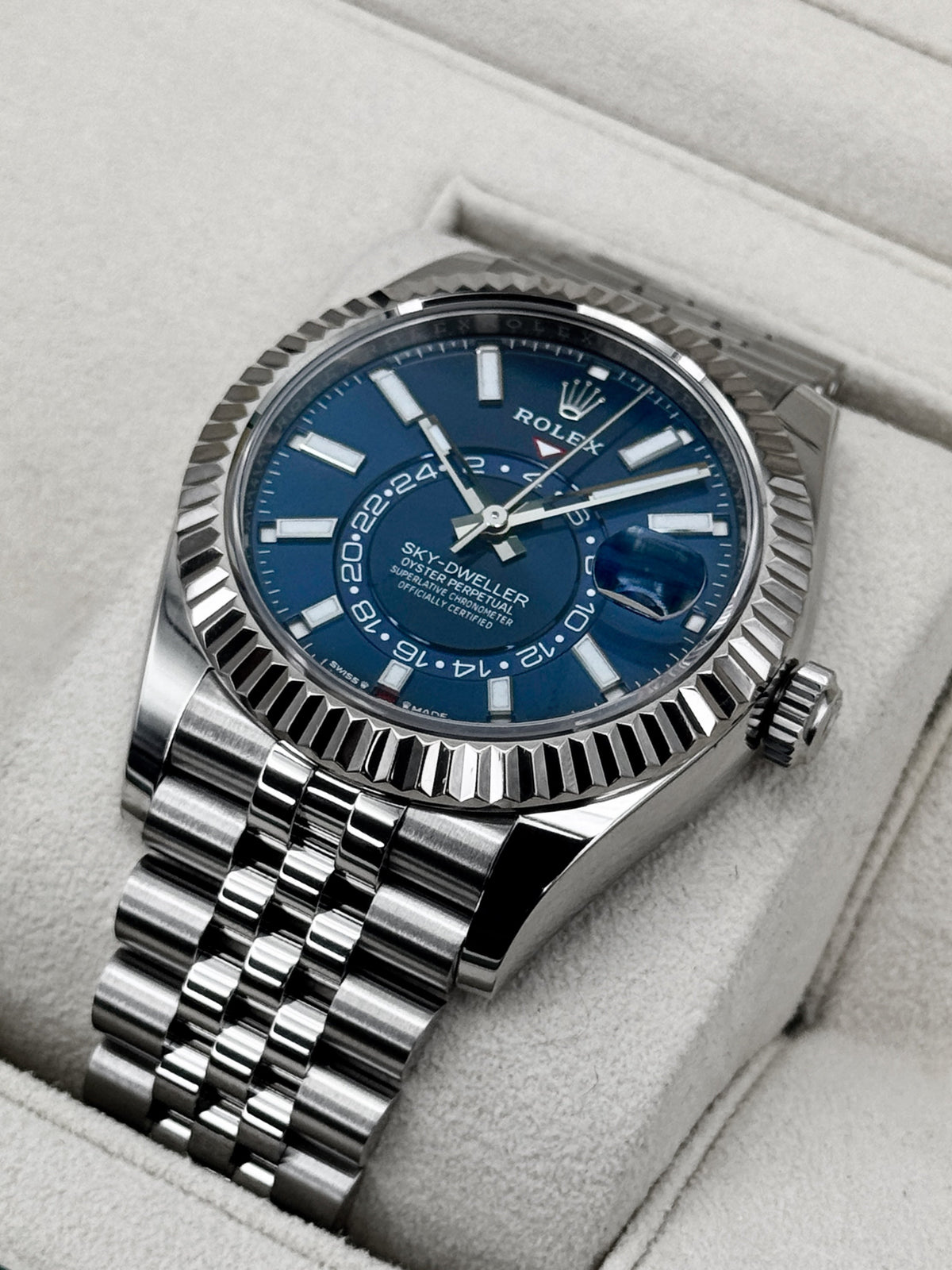 2024 Rolex Sky-Dweller 42mm 336934 Jubilee Blue Dial