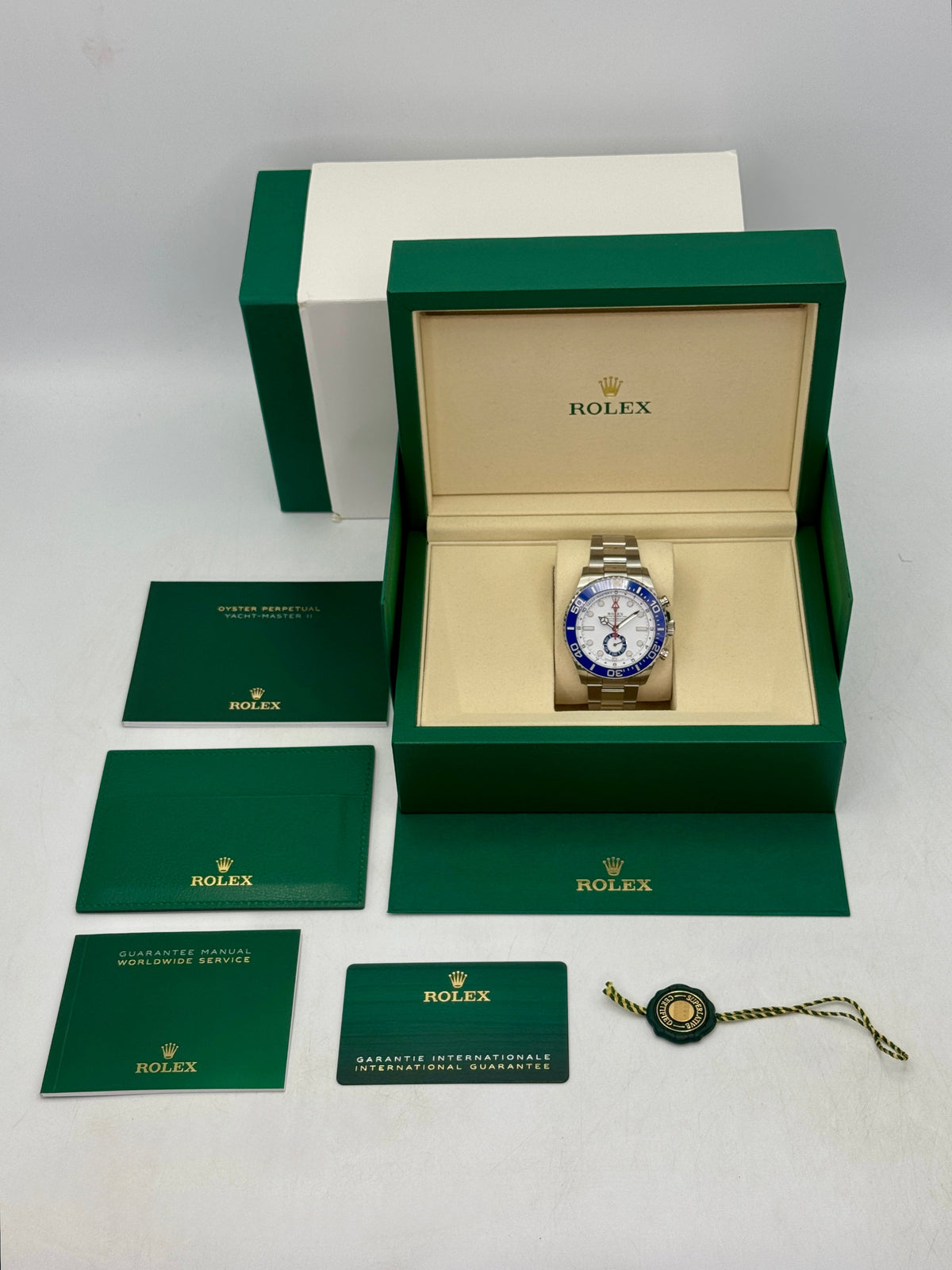 NEW 2026 Rolex Yacht-Master II 44mm 126680 Stainless Steel White Dial