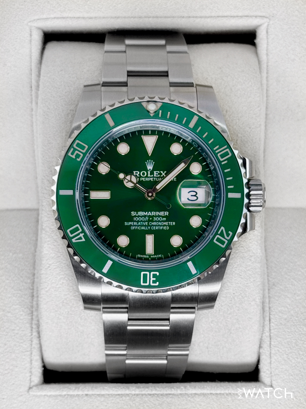 2020 Rolex Submariner “Hulk” 40mm 116610LV Green Dial "UNICORN"