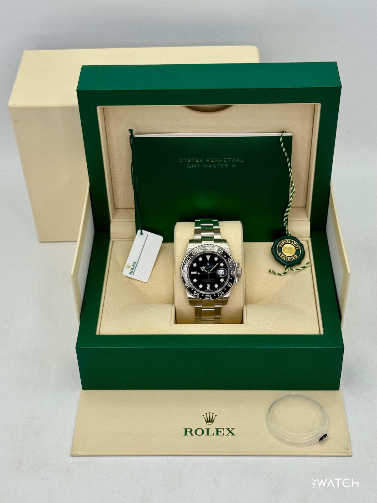 2018 Rolex GMT-Master II 40mm 116710LN Stainless Steel Black Dial