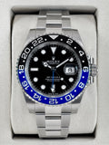 NEW 2026 Rolex GMT-Master II Batman 40mm 126710BLNR Oyster (NEW STYLE CARD)