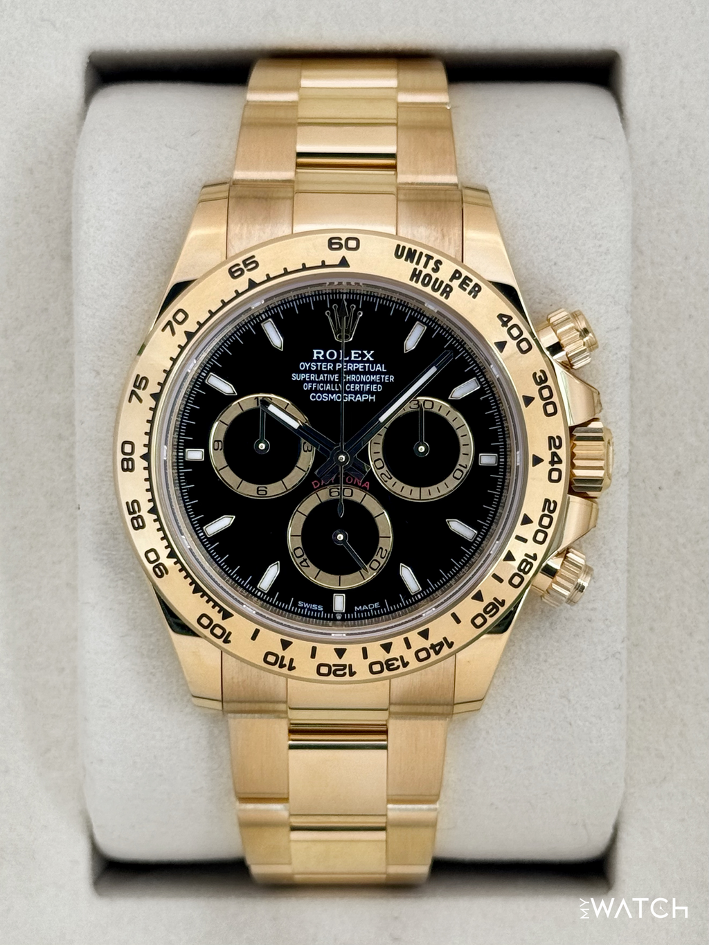 NEW 2026 Rolex Daytona 40mm 126508 18K Yellow Gold Black Dial