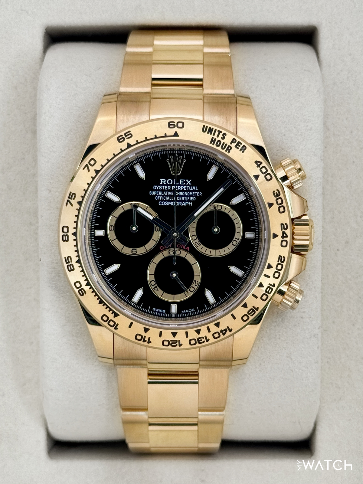 NEW 2026 Rolex Daytona 40mm 126508 18K Yellow Gold Black Dial