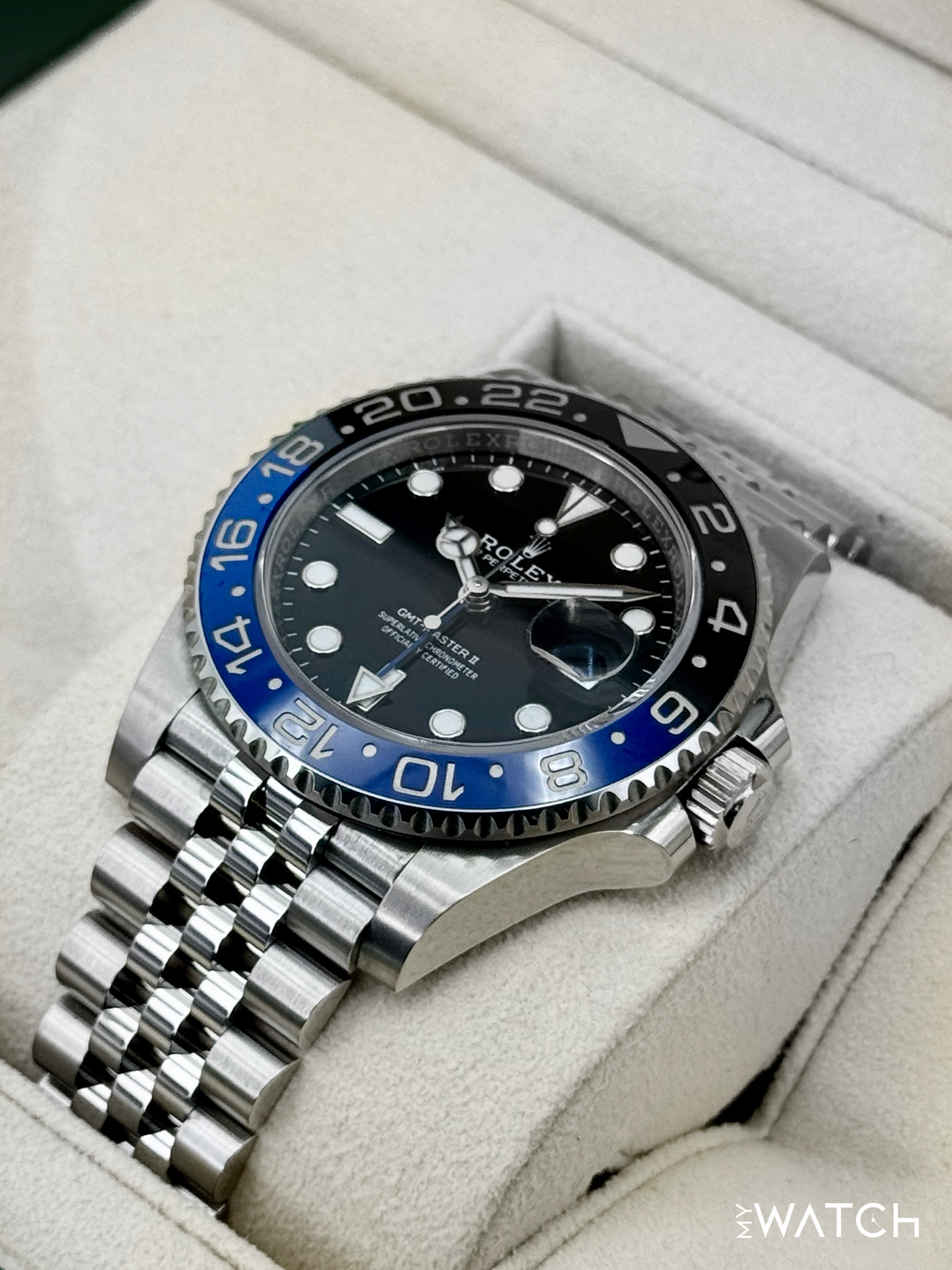 2024 Rolex GMT-Master II "Batgirl" 40mm 126710BLNR Jubilee Black Dial