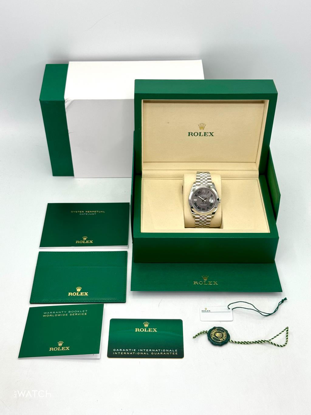 NEW 2026 Rolex Datejust 41mm 126300 Jubilee Wimbledon Dial