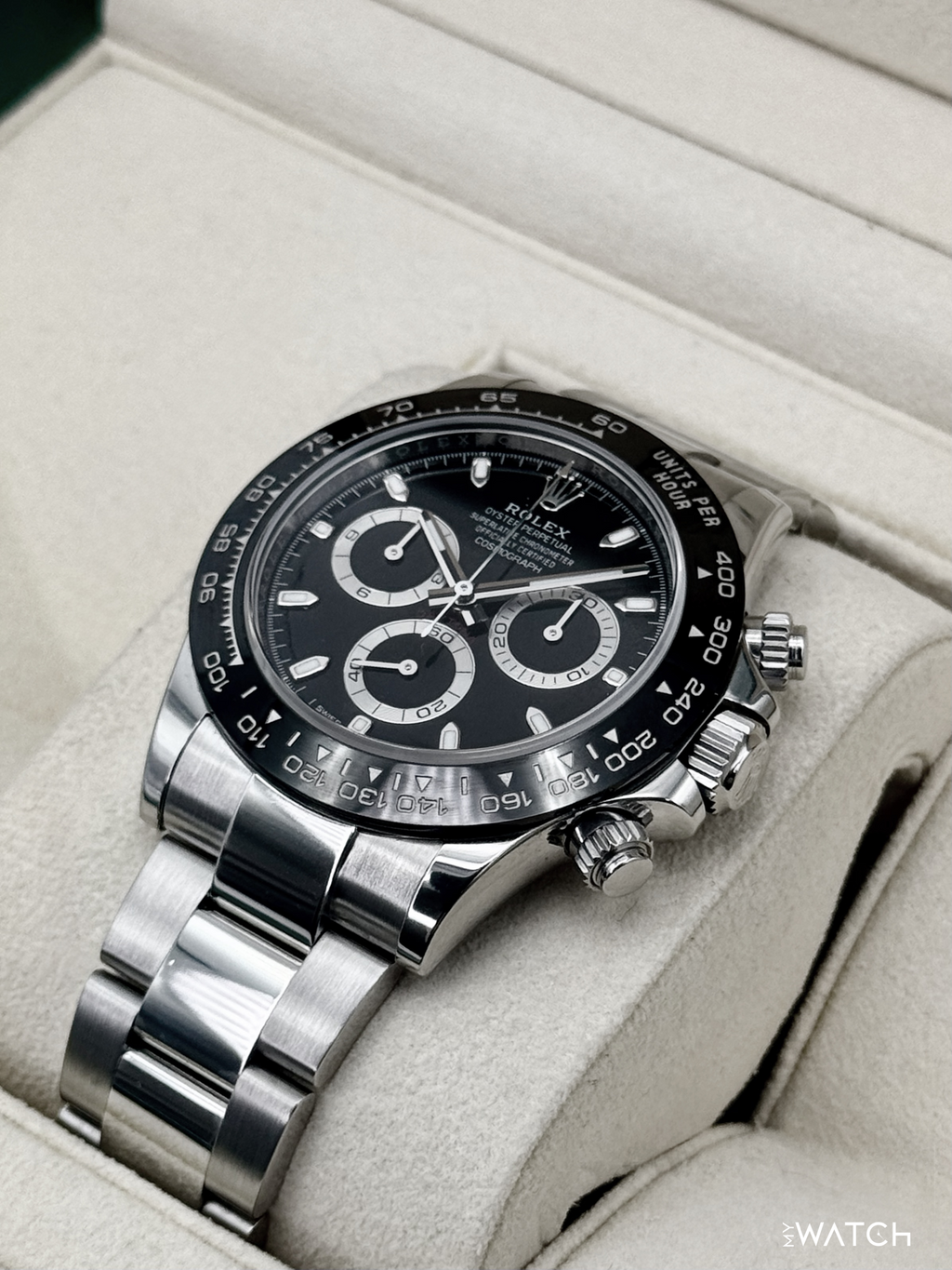 2021 Rolex Daytona 40mm 116500LN Stainless Steel Black Dial