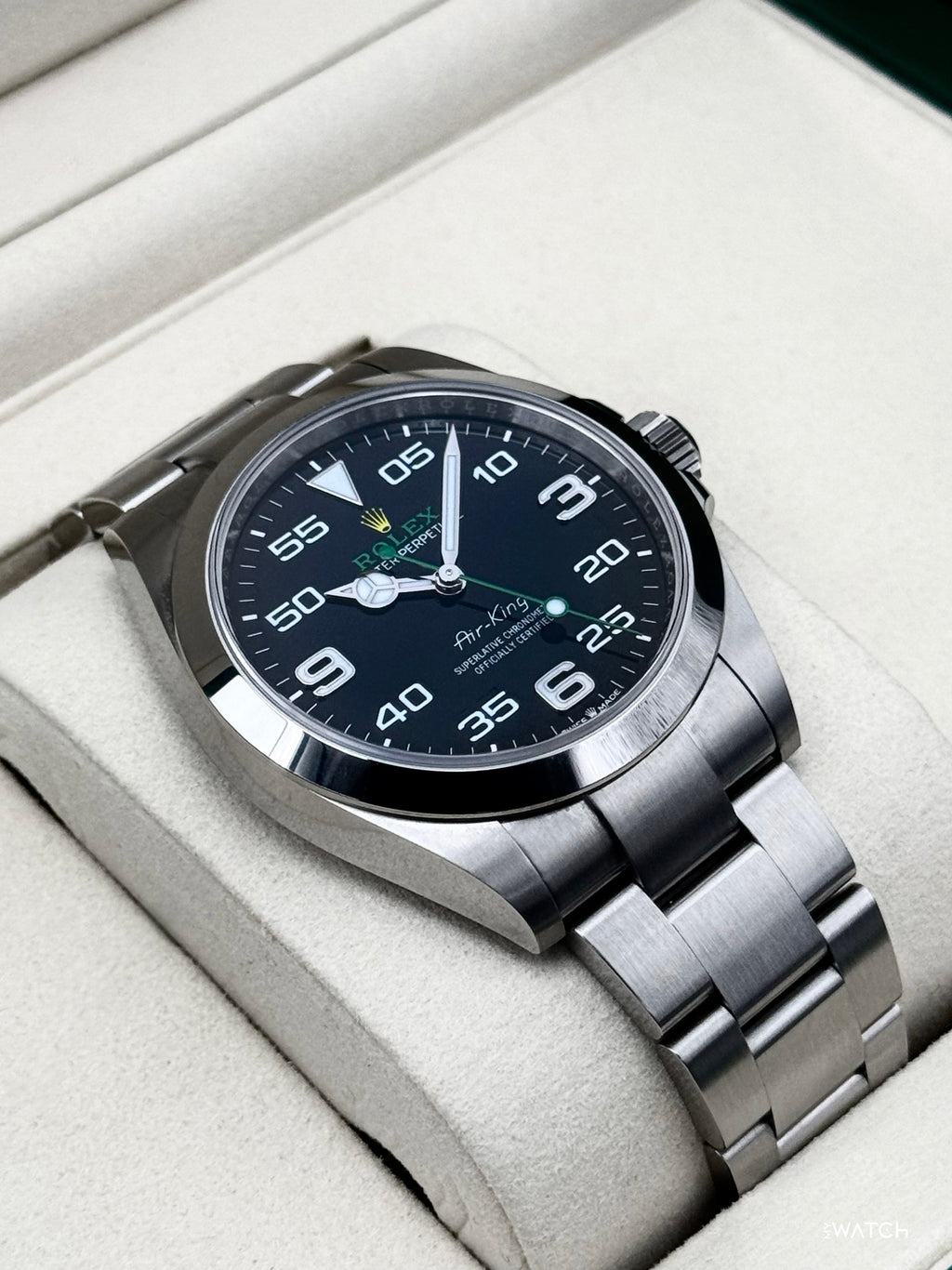 2025 Rolex Air-King 40mm 126900 Stainless Steel Black Dial