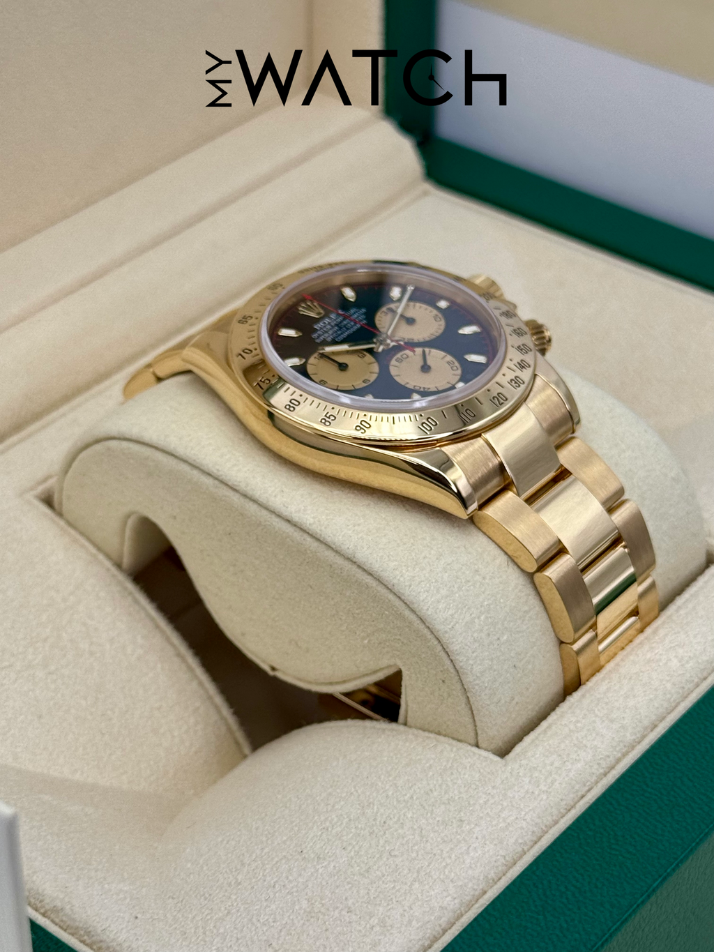 2000 Rolex Daytona "Paul Newman" 40mm 116528 Yellow Gold Black Dial
